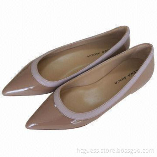 2012 Fashionable Leather Shoes for Women, Cream